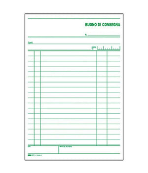 Set 3 Pezzi Ricevute Ricevuta Buono Di Consegna 15x22 Cm Contabilita' Ufficio         