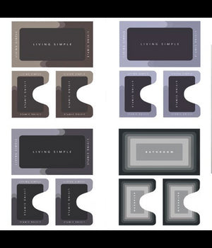 Set 3 Pezzi Tappetino Da Bagno Magico Super Assorbente Ad Asciugatura Rapida Wc         