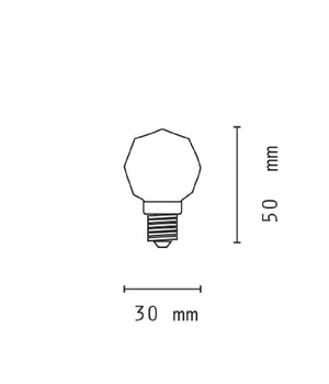 Set 3 Pezzi Torcia Mini Portachiavi Led Smd Forma Di Lampadina Tascabile Dt-2093         