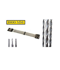 Set 3 Punte Giganti Lunghezza 1 Metro Sds Plus Per Muro Cemento Calcestruzzo         