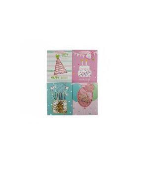 Set 3 Pz Buste Busta Da Regalo 26x32x12 Cm 65910 Varie Fantasie Compleanno Festa         