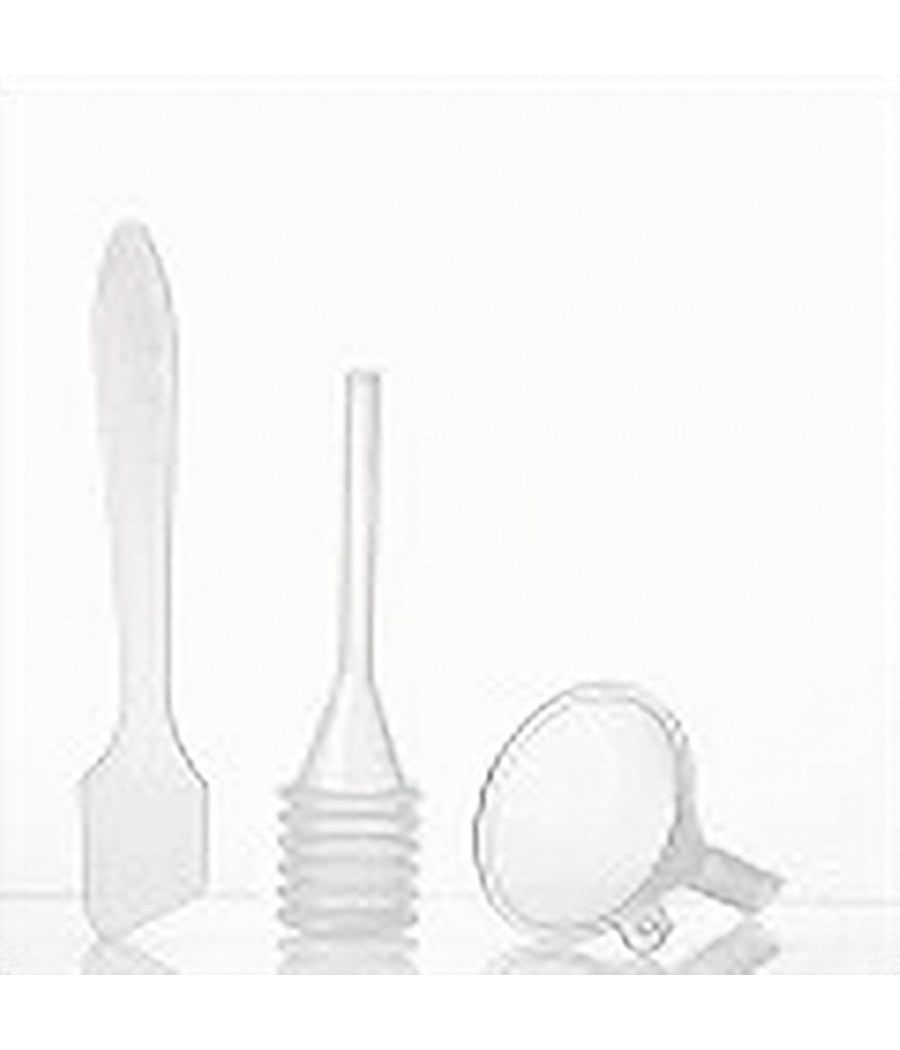 Set 3 Pz Mini Imbuto Contagocce Spatola Kit Da Viaggio Accessori Strumenti 79372         