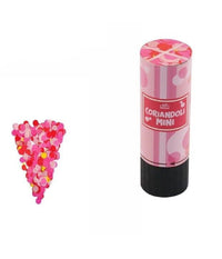 Set 3 Pz Mini Tubo Spara Coriandoli Fucsia Cannone Feste Matrimonio Sposi 53529a         