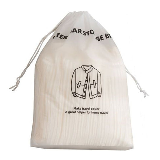 Trade Shop - Set 3 Pz Organizer Da Viaggio Casa Borsa Giacca 32x42cm Sacco Con Coulisse 87707         