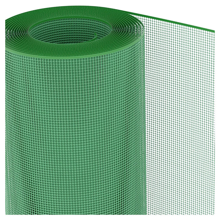 Trade Shop - Set 3 Pz Rete Protettiva In Plastica Per Aiuole 1x3mt A Maglia Quadrata 5x5mm 017860 -        