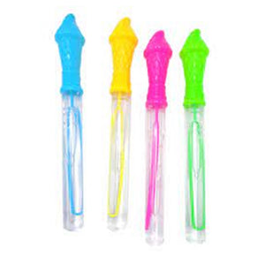 Trade Shop - Set 3 Pz Tubo Bacchetta Per Bolle Di Sapone 27,5cm 60ml Forma Cono Gelato 4 Colori 6560329 -