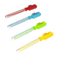 Trade Shop - Set 3 Pz Tubo Bacchetta Per Bolle Di Sapone 27,5cm 60ml Forma Treno 4 Colori 6560327 -
