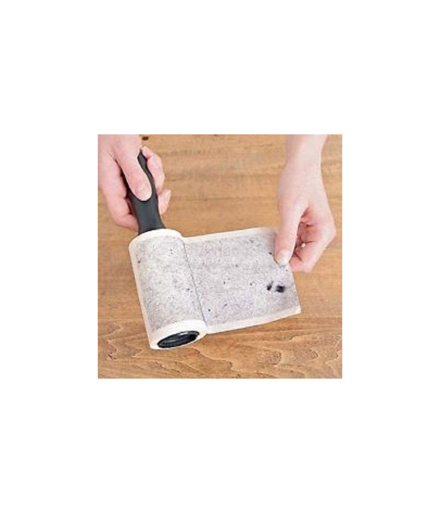 Set 3 Spazzole 10 Fogli Adesiva Togli Peli Animali Leva Pelucchi Per Abiti Rullo         