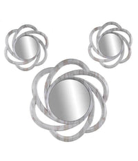 Set 3 Specchi Da Parete Decorativi Specchio Libera Installazione 20-35cm 836848         
