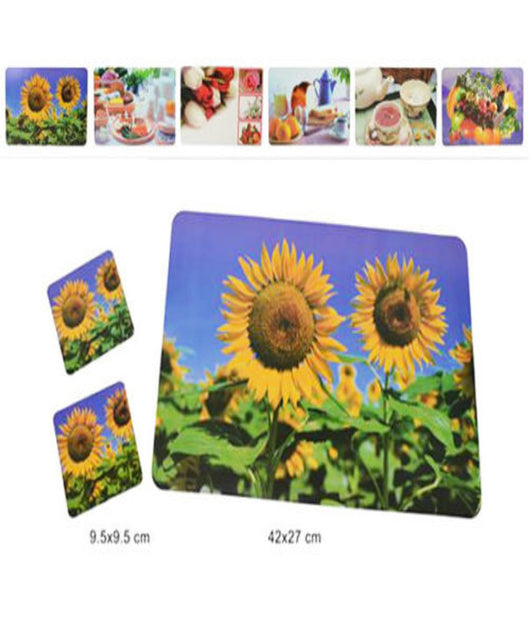 Set 3 Tovagliette Americane In Pvc Tovaglietta Per Colazione Design Moderno Casa         