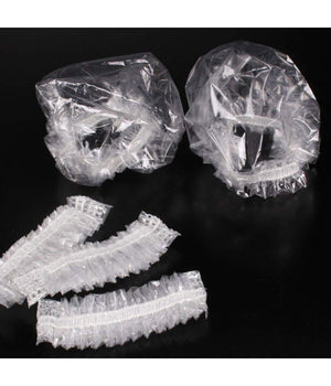 Set 30 Pezzi Copriorecchie Plastica Monouso Copri Orecchie Parrucchiere Capelli         