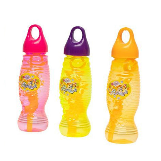 Trade Shop - Set 3pz Bottiglia Colorata Con Soffiatore Bolle Di Sapone 115ml Bambini 3 Colori 6560266 -