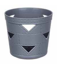 Set 3pz Cesto Cestino Portaoggetti Organizzatore Tondo 10x10x9cm Assortiti 10711         