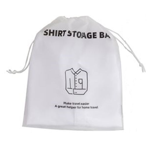 Trade Shop - Set 3pz Organizer Viaggio Casa Sacco Borsa Camicie Maglie 28x34cm Con Coulisse 87705         