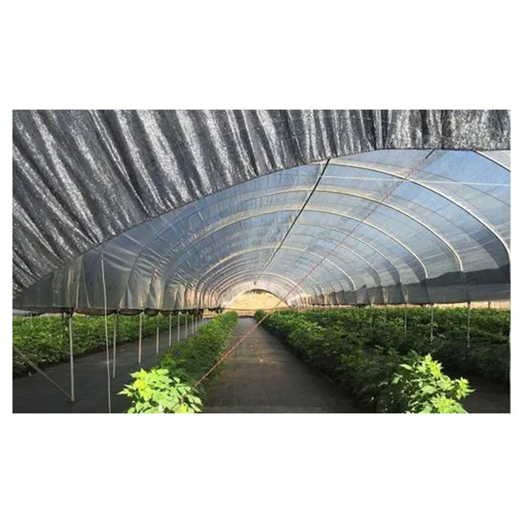 Trade Shop - Set 3pz Rete Anti Erba Telo Pacciamatura Orto Giardino Serra 1x10mt Resistente 129912 -        