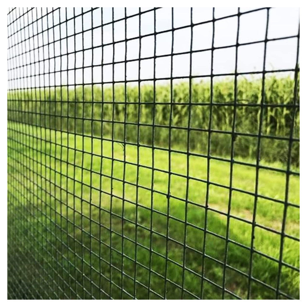 Trade Shop - Set 3pz Rete Metallica Plastificata Per Recinzione Cancelli Giardino 1.5x3mt 223097 -        