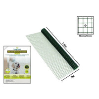 Trade Shop - Set 3pz Rete Metallica Plastificata Per Recinzione Cancelli Giardino 1.5x3mt 223097 -        