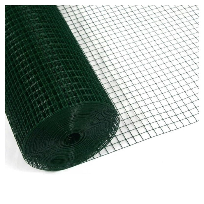 Trade Shop - Set 3pz Rete Metallica Plastificata Per Recinzione Cancelli Giardino 1.5x3mt 223097 -        