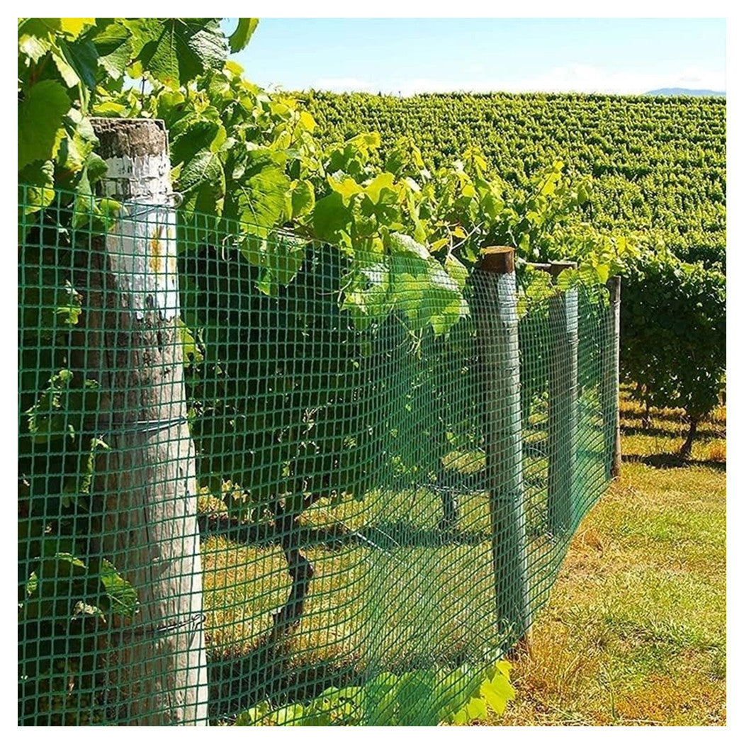 Trade Shop - Set 3pz Rete Metallica Plastificata Per Recinzione Cancelli Giardino 1.5x3mt 223097 -        