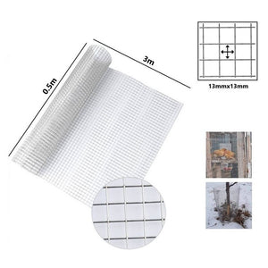Trade Shop - Set 3pz Rete Metallica Zincata 0.5x3mt Recinzione Protezione Alberi Giardino Animali 020248 -
