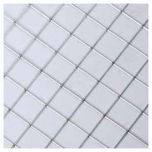 Trade Shop - Set 3pz Rete Metallica Zincata 1x3mt Recinzione Protezione Alberi Giardino Animali 020249 -