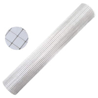 Trade Shop - Set 3pz Rete Metallica Zincata 1x3mt Recinzione Protezione Alberi Giardino Animali 020249 -