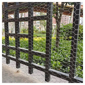 Trade Shop - Set 3pz Rete Metallica Zincata Maglia Esagonale 0.5x3mt Recinzione Protezione 020253 -        