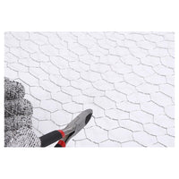 Trade Shop - Set 3pz Rete Metallica Zincata Maglia Esagonale 0.5x3mt Recinzione Protezione 020253 -        