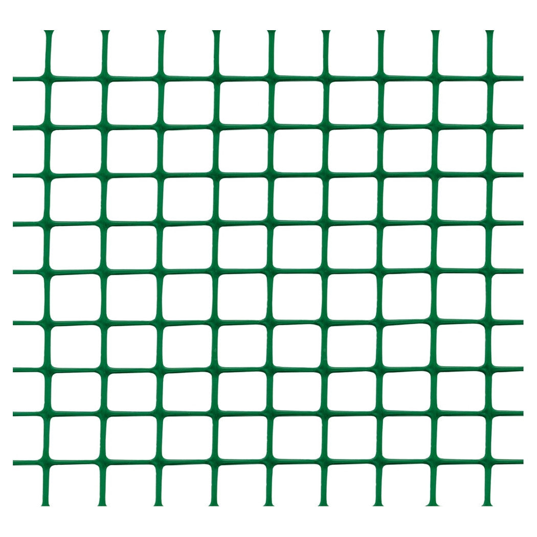Trade Shop - Set 3pz Rete Plastica Protettiva Verde 0,5x5mt Cancelli Recinzioni Balconi Maglia 16mm 219788 -        