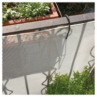 Trade Shop - Set 3pz Rete Protettiva In Plastica Per Aiuole Bianca 1x3mt A Maglia Quadra 5x5mm 76386 -        