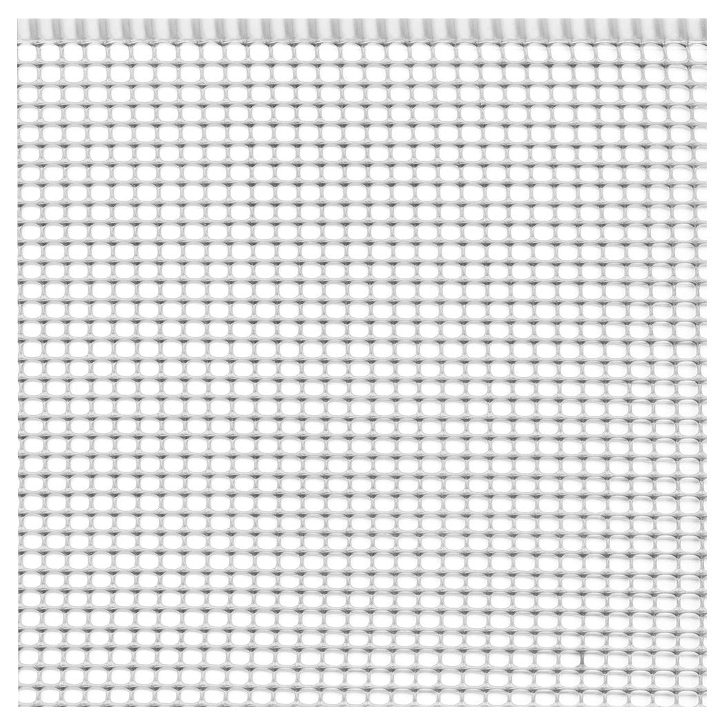 Trade Shop - Set 3pz Rete Protettiva In Plastica Per Aiuole Bianca 1x3mt A Maglia Quadra 5x5mm 76386 -        