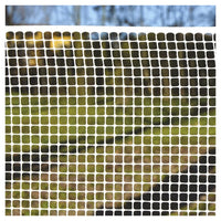 Trade Shop - Set 3pz Rete Protettiva In Plastica Per Aiuole Bianca 1x3mt A Maglia Quadra 5x5mm 76386 -        