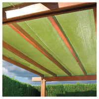 Trade Shop - Set 3pz Rotolo Rete Ombreggiante Beige Fitta 1.5x5mt Protezione Giardini Terrazze 017069 -        