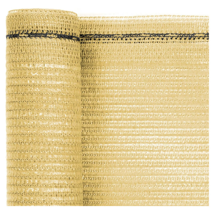 Trade Shop - Set 3pz Rotolo Rete Ombreggiante Beige Fitta 1x5mt Protezione Giardini Terrazze 017068 -        