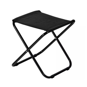 Trade Shop - Set 3pz Sgabello Pieghevole In Metallo Tessuto Per Campeggio Pesca Spiaggia Mare 020228 -        