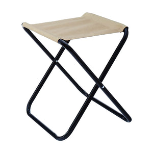 Trade Shop - Set 3pz Sgabello Pieghevole In Metallo Tessuto Per Campeggio Pesca Spiaggia Mare 020228 -        