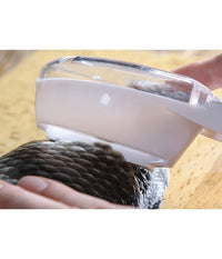 Set 3pz Squamatore Pesci Raschietto Plastica Squame Pesce Casa Cucina Ristorante         