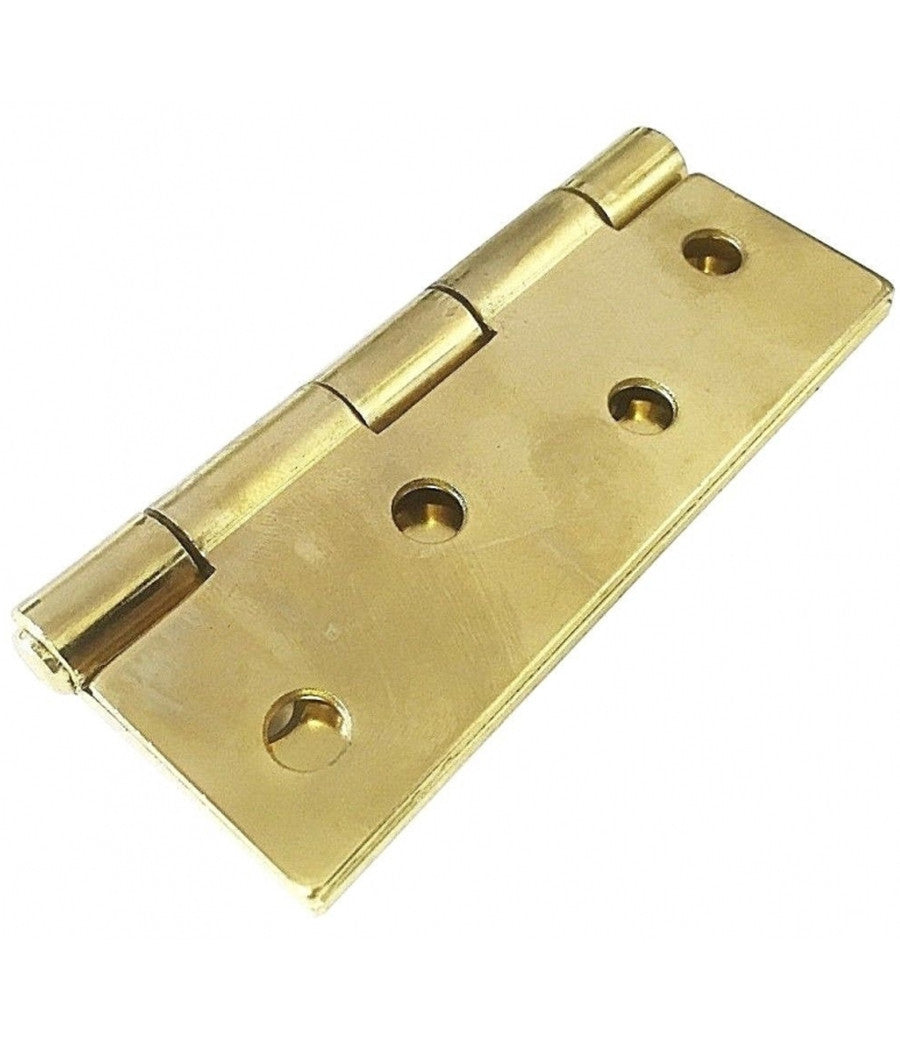 Set 4 Cerniere 100mm Libro Dorato Kit Viti Apertura Per Ante Pensili Mobili Cucina         