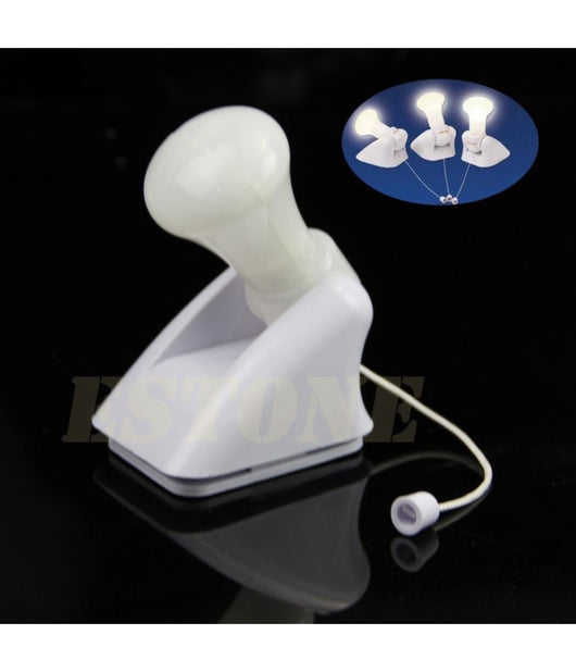 Set 4 Luci Led Lampadine Bulb Portatili Senza Fili Handy Armadio Interruttore         