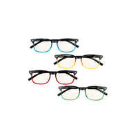 Set 4 occhiali da lettura De Tomaso – Diottria +1.0 – Protezione luce blu – Design unisex