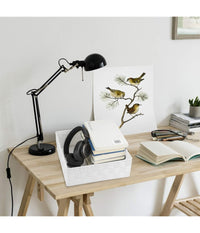 Set 4 Pezzi Contenitori Bianco Scatola In Tessuto Organizer Porta Oggetti 79061         