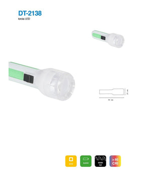 Set 4 Pezzi Mini Torcia Led Smd Tascabile Portatile Resistente Campeggio Dt-2138         