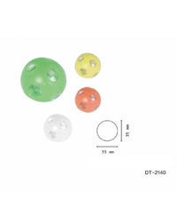 Set 4 Pezzi Mini Torcia Portachiavi Led Pallone Da Calcio 35mm Tascabile Dt-2140         