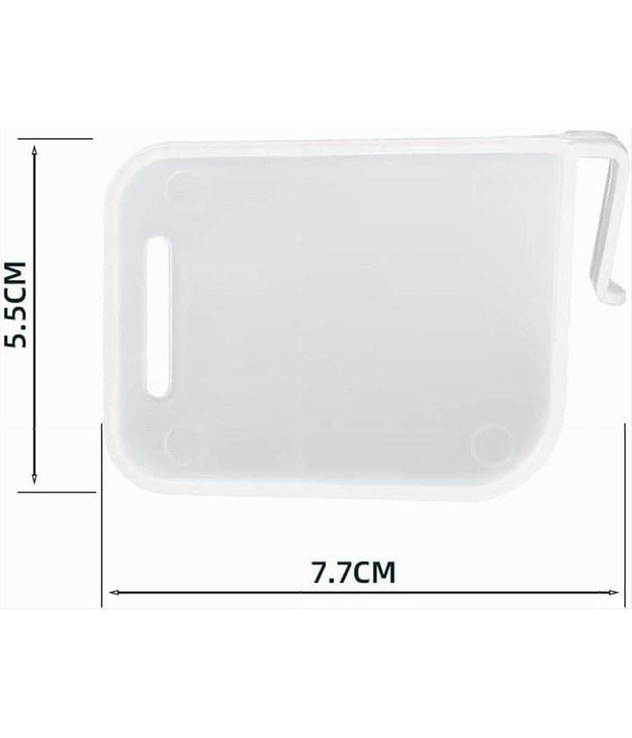 Set 4 Pezzi Organizzatori Divisori Scomparti In Plastica Per Frigorifero Cucina         