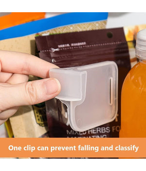 Set 4 Pezzi Organizzatori Divisori Scomparti In Plastica Per Frigorifero Cucina         