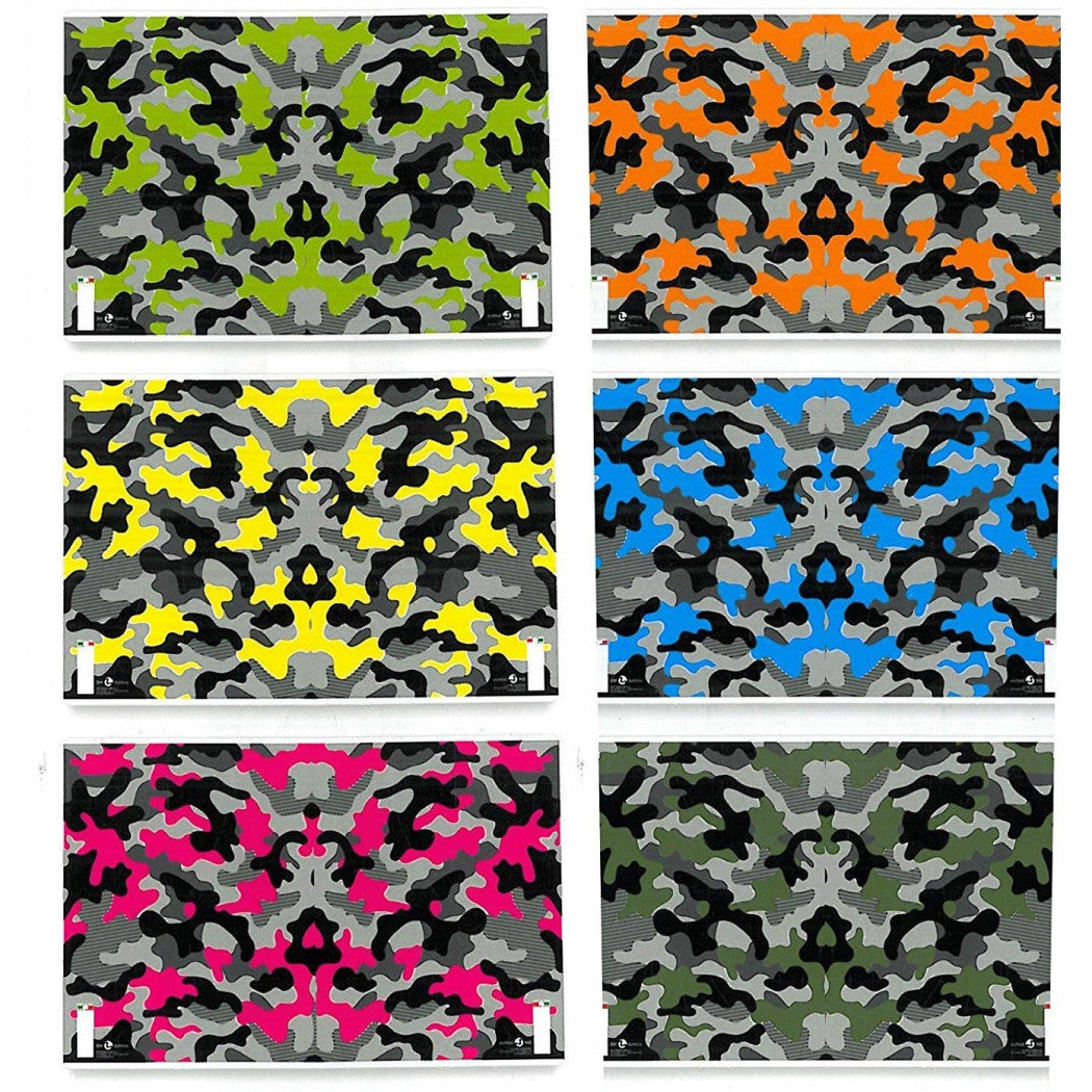 Trade Shop - Set 4 Pezzi Quaderni Quaderno Maxi A4 Quadri 80g Quadretti 5mm Medie Superiori -