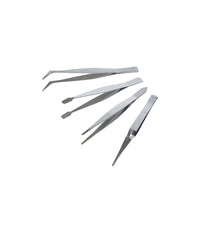 Set 4 Pinzette In Accaio Inossidabile Per Sopraciglie Sopra Ciglie Mackup Beauty         