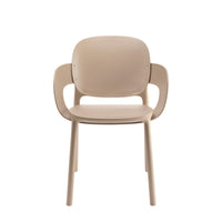 SET 4 POLTRONE HUG TECNOPOLIMERO DA POST CONSUMO INDUSTRIALE SCAB DESIGN - Tortora 15