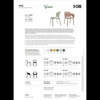 SET 4 POLTRONE HUG TECNOPOLIMERO DA POST CONSUMO INDUSTRIALE SCAB DESIGN - Antracite 81