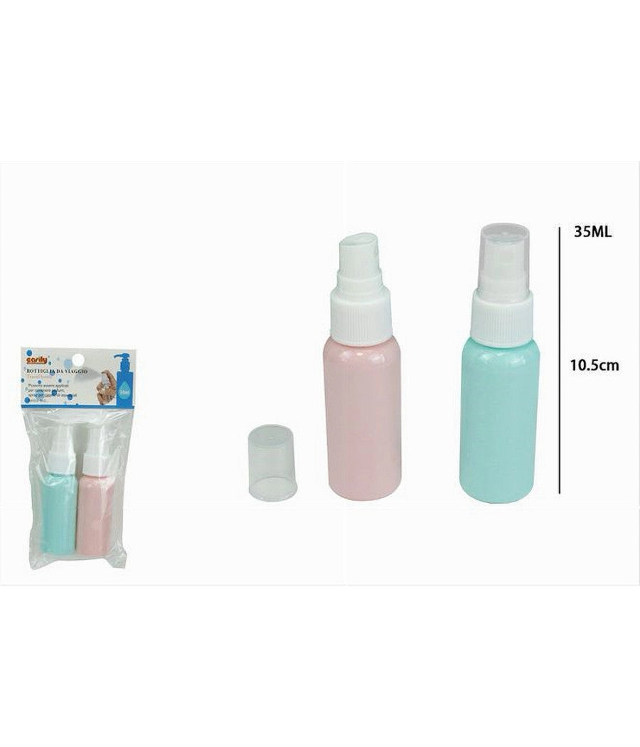 Set 4 Pz Bottiglia Spray Vuota Boccetta Da Viaggio Lozione Profumo Da 35ml 79373         